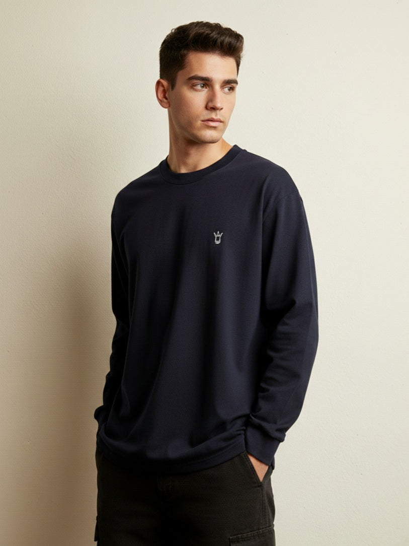 Luixs Men's Full Sleeve T-Shirt