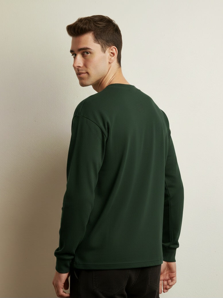 Luixs Men's Full Sleeve T-Shirt