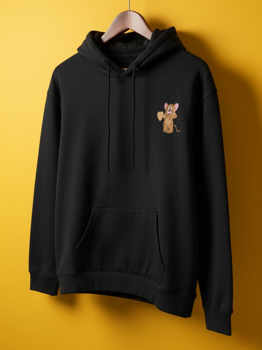 Luixs Embroidery – Premium Unisex Couple Tom ~ Jerry Hoodie